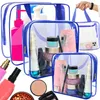 Trousse de toilette transparente 3 pièces | Trousse de Voir les images du produit 1