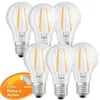 6 x Osram LED Filament Leuchtmittel Birnenform A60 7W = 60W Produktbild-Vorschau 1