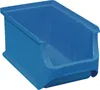 A blue plastic storage bin is shown against a white background. Náhled obrázku produktu
