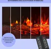 Klarstein Deko Kamin mit LED-Flammen, Elektro Kamin mit Produktbild-Vorschau 4