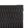 CLORIS Paravent 5-tlg. Schwarz Poly Rattan, 17,5 kg Produktbild-Vorschau 6