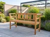 30% RABATT 3-Sitzer Gartenbank aus Akazienholz - Rose Produktbild-Vorschau 13