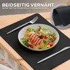 Tischset aus Kunstleder, 4er Set, 44x32 cm, zweifarbig, Produktbild-Vorschau 4