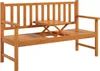 Outsunny Gartenbank 3-Sitzer, Sitzbank mit Tisch, Parkbank Produktbild-Vorschau 1