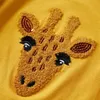 Kinder-Langarmshirt Dunkles Ocker 104 Produktbild-Vorschau 4