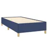 Bettgestell ohne Matratze Blau 100x200 cm Stoff Produktbild-Vorschau 3