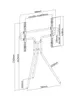 Deltaco ARM-1400, 124,5 cm (49"), 177,8 cm (70"), 40 kg, Produktbild-Vorschau 6
