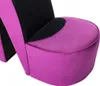 A close-up view of a high-heeled shoe-shaped chair, focusing on the seat and part of the heel. Náhled obrázku produktu