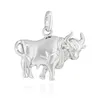 NKlaus Kettenanhänger Stier Sternzeichen 925 Silber 13x19mm Produktbild-Vorschau 2