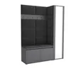 Garderobe LUTON 7 ANTHRACITE 16 - Farbe: anthrazit, moderne Produktbild-Vorschau 1