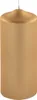 Fink CANDLE, metallic Stumpenkerze, Paraffin, goldfarben, Produktbild-Vorschau 4