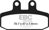 EBC Brakes Bremsbeläge Satz Bremsklötze für APRILIA Produktbild-Vorschau 5