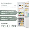 Bomann Kühl-Gefrierkombination weiß, 180x55x55.8 cm Produktbild-Vorschau 5