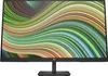 A front view of an HP computer monitor on a stand, displaying a colorful abstract wallpaper. Produktbild-Vorschau
