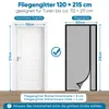 Sekey Fliegengitter Balkontür Magnet Insektenschutz Tür Produktbild-Vorschau 7