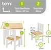 BOMI® Kindersitzgruppe mit 4 Stühlen aus Massiv Holz für Produktbild-Vorschau 6