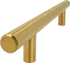 set di 10 maniglie per mobili in oro opaco 128 mm - acciaio Anteprima dell’immagine prodotto 4