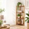 Étagère d'angle Relaxdays, dimensions (H x L x P) : 80 x 46 Voir les images du produit 2