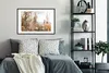 MuchoWow® Gerahmtes Poster Schilf - Sonne - Pflanze 90x60 Produktbild-Vorschau 2