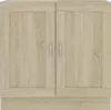 Bücherschrank Sonoma-Eiche 82,5x30,5x80 cm Holzwerkstoff Produktbild-Vorschau 5