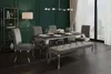 riess-ambiente Sitzbank MODERN BAROCK DELUXE 170cm grau Produktbild-Vorschau 3