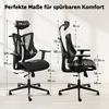 Ergonomické kreslo Naxes – Čierne Náhľad obrázku produktu 17