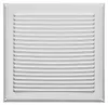 SOTECH Lüftungsgitter 250 x 250 mm Aluminium – weiß, Produktbild-Vorschau 1