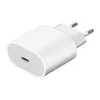 A white USB-C fast charger with a USB-C port and European-style plug prongs. Produktbild-Vorschau