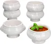 6x LEO Lion's Head Tureens 250ml bílá 6 osob Polévková Náhled obrázku produktu 1