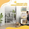 PawHut Türschutzgitter Hund, 76-104 cm Absperrgitter ohne Produktbild-Vorschau 8
