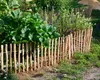 Staketenzaun Haselnuss 5m natur Gartenzaun Haselholz 80 cm Produktbild-Vorschau 5