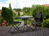 Záhradný stôl 60 cm na záhradnú terasu balkón ModernHome Náhľad obrázku produktu 9