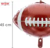 Folienballon American Football Shape braun-weiß 69 x 62 cm Produktbild-Vorschau 6