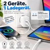35W USB-C Schnellladegerät mit 2 USB-C Anschlüssen – Produktbild-Vorschau 6