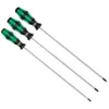 Three screwdrivers are arranged diagonally on a white background. Produktbild-Vorschau