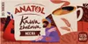 Illustration of people interacting with coffee and grain elements, with product branding. Podgląd zdjęcia produktu