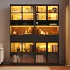 Merax Vitrine 2er mit LED-Beleuchtung per App, Produktbild-Vorschau 2