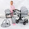 Bayer Design 17007AB Puppenwagen Xeo, verstellbarer Griff, Produktbild-Vorschau 6