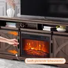 Parrot Uncle TV-Schrank mit Kamin 173cm, Rustikal Braun, Produktbild-Vorschau 4