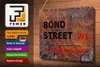Blechschild London 30x20cm Bond Street W1 Produktbild-Vorschau 4