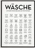 Wäsche Poster Waschraum Wandbild Hauswirtschaftsraum Produktbild-Vorschau 1