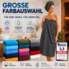 Komfortec Saunatuch 100x200 cm XXL, 100% Baumwolle, 500 Produktbild-Vorschau 7