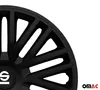 Sparco Radzierblenden Bergamo - 16-Zoll - Schwarz - Satz Produktbild-Vorschau 8