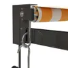 Tenda elettrica a manovella gialla e bianca 3x2,5 m Anteprima dell’immagine prodotto 11