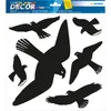 A sheet of black bird silhouette stickers for windows. Produktbild-Vorschau