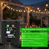 15 m Solar-Lichterkette mit G40-LED-Kugeln, Fernbedienung Produktbild-Vorschau 5