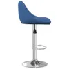 Barhocker Samt Blau 46 x 44 x (82-103) cm, drehbar, Produktbild-Vorschau 5