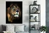 MuchoWow® Poster Löwe - Fell - Schwarz 90x120 cm - Produktbild-Vorschau 4
