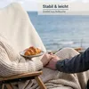 osoltus Faltsessel Teddy Campingsessel Holz m.Fellbezug Produktbild-Vorschau 7