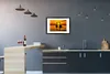 MuchoWow® Gerahmtes Poster Schwäne - Sonnenuntergang - Produktbild-Vorschau 2